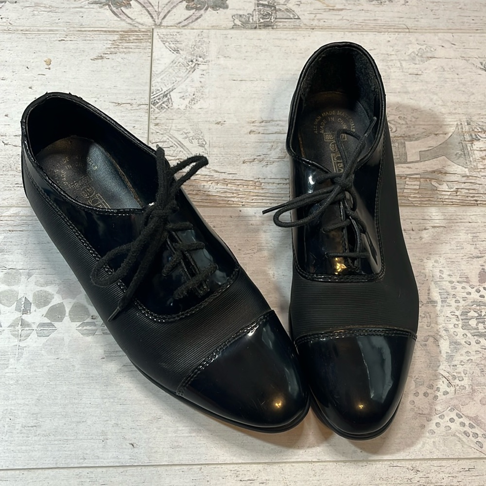 Barclay Men’s Black Dress Shoes Size 8 1/2